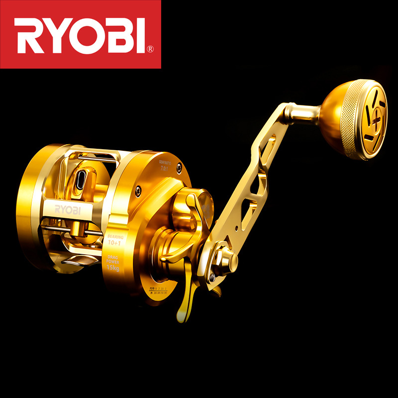 Ice Fishing Line - Reel pancing JapanRYOBIRyobiVARIUSValius Gold Iron Plate