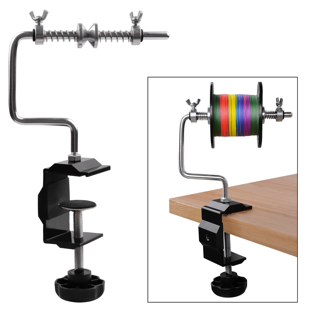 Fishing Line Dispenser - Penggulung Senar Pancing Portabel dengan Penjepit-Sistem