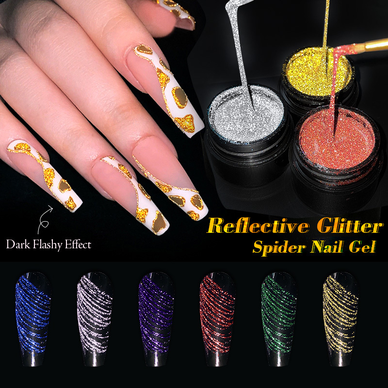 6 warna Spider Gel, baru Upgra - Copolymer Line ulasan dan harga