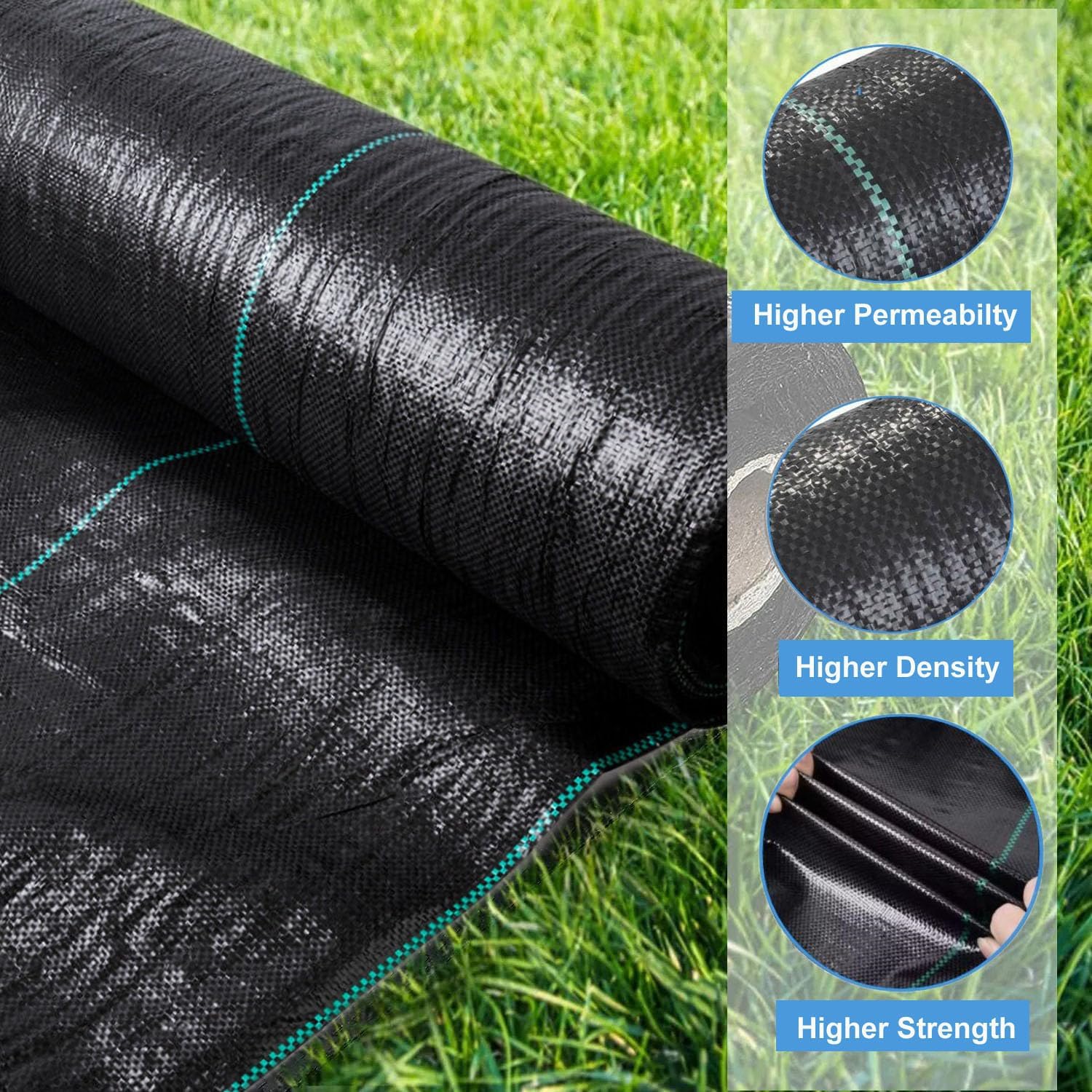 Kain Penahan Gulma Tahan Lama, - Copolymer Line ulasan dan harga