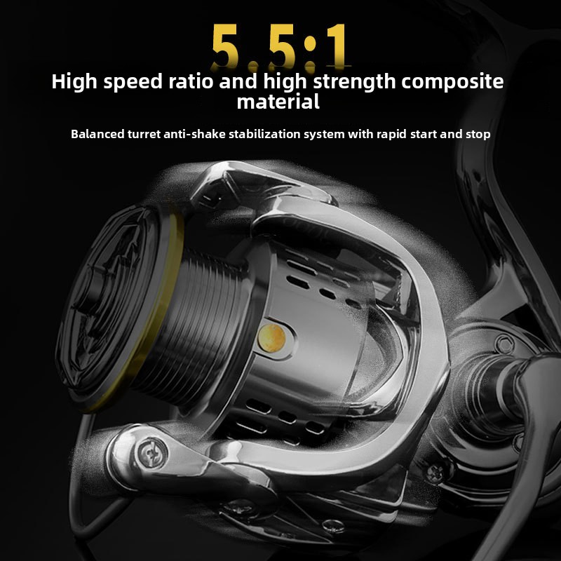 Reel Pancing Full Metal Spinni - Ice Fishing Line ulasan dan harga